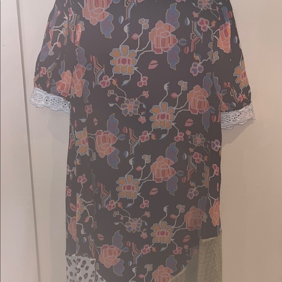 Anthropologie Verb Pallavee Singhee Floral Lace size medium Dress - Picture 6 of 17